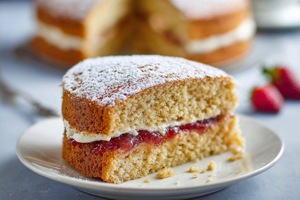 Sugar Free Victoria Sponge featured