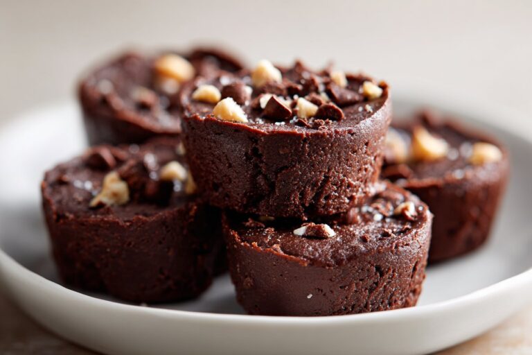 3-Ingredient No Bake Brownie Bites featured