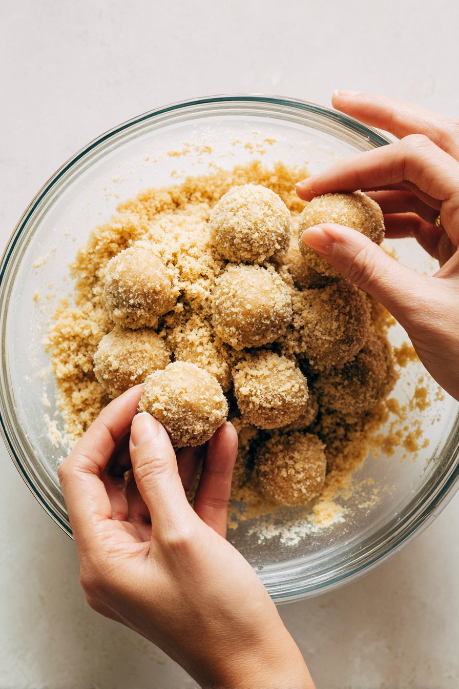 Sugar Free Peanut Butter Balls instructions process