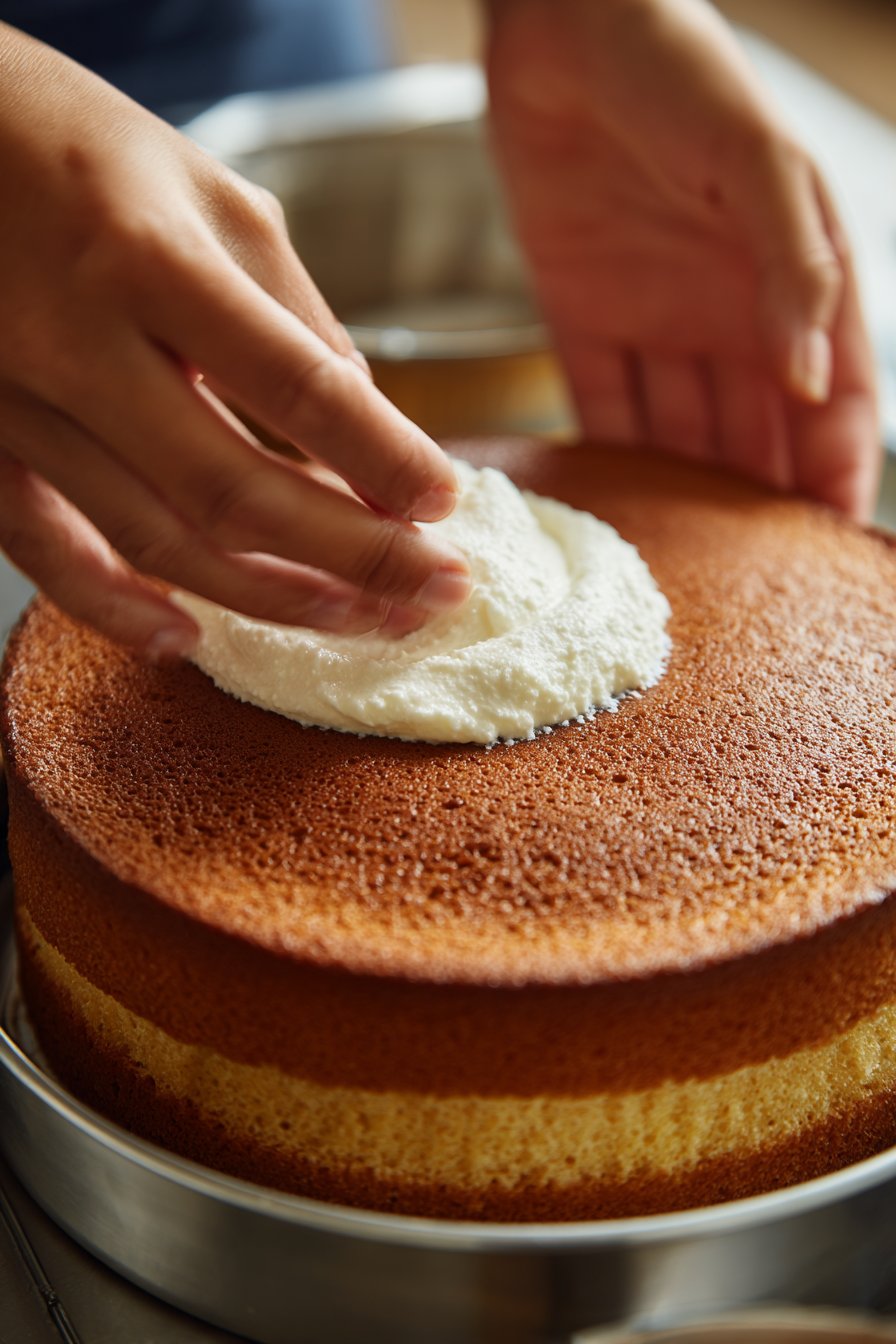 Sugar Free Victoria Sponge instructions process