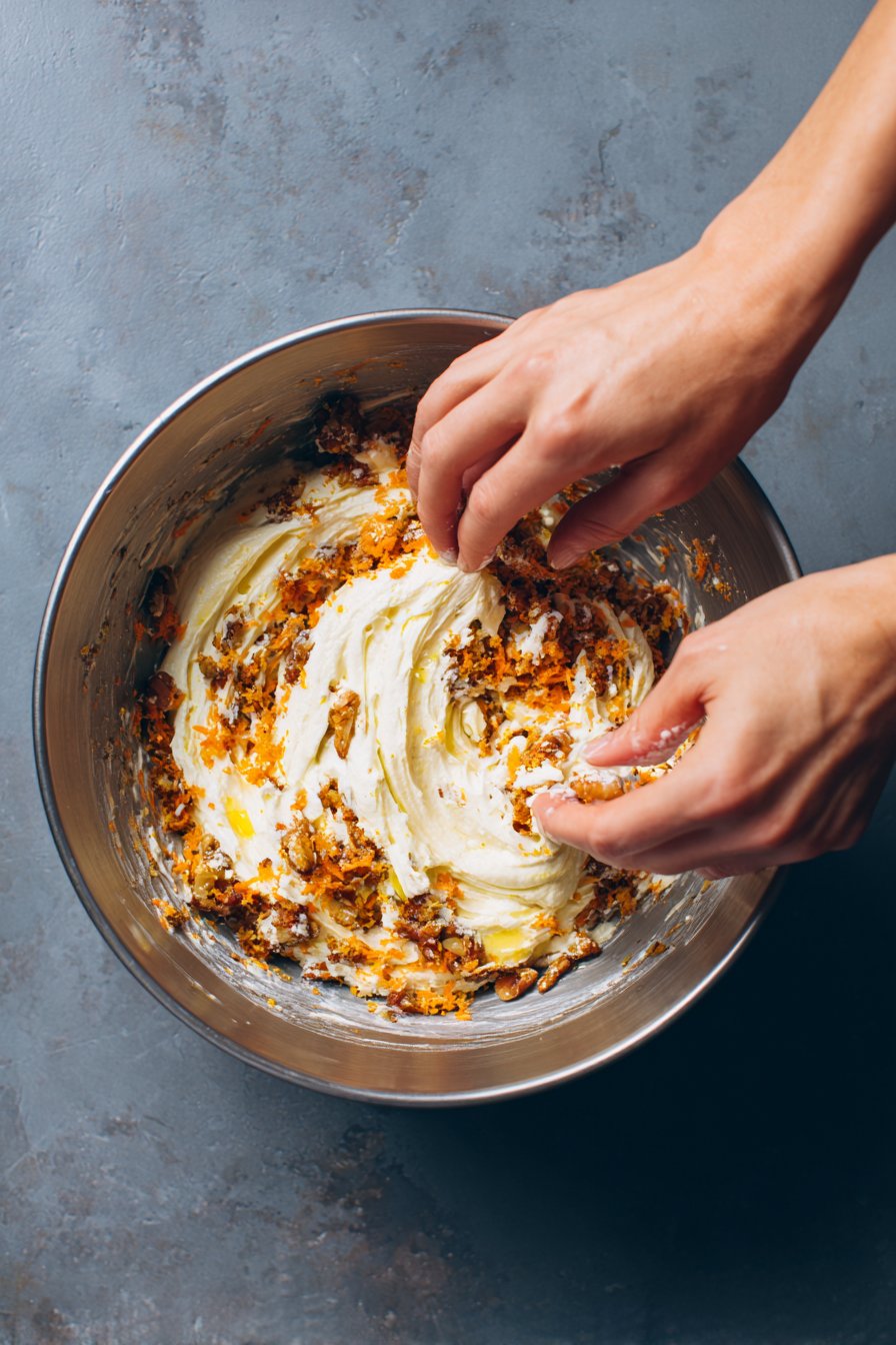 No Sugar Carrot Cake instructions process