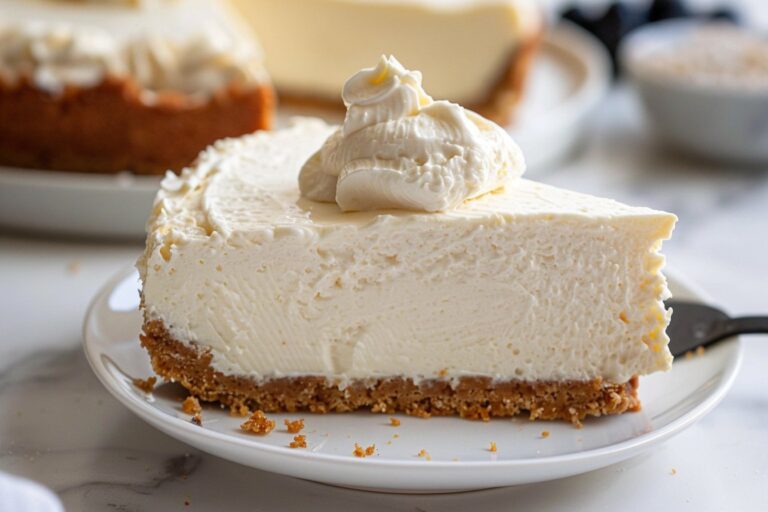 Low Carb No Bake Cheesecake featured