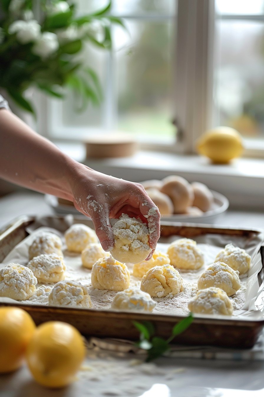 Sugar Free Lemon Cookie instructions process