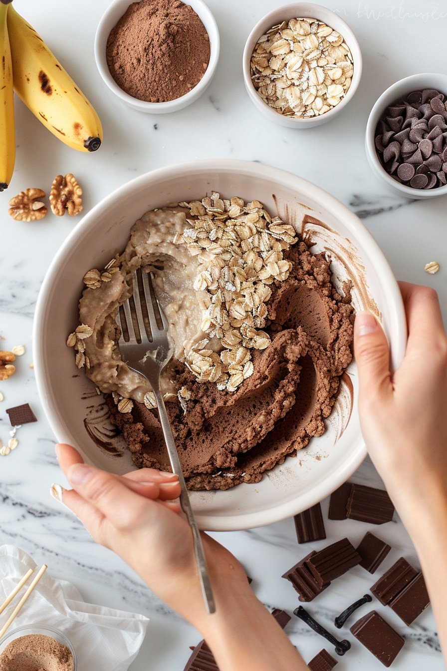 Healthy Banana Oatmeal Cookies - Only 3 Ingredients instructions process