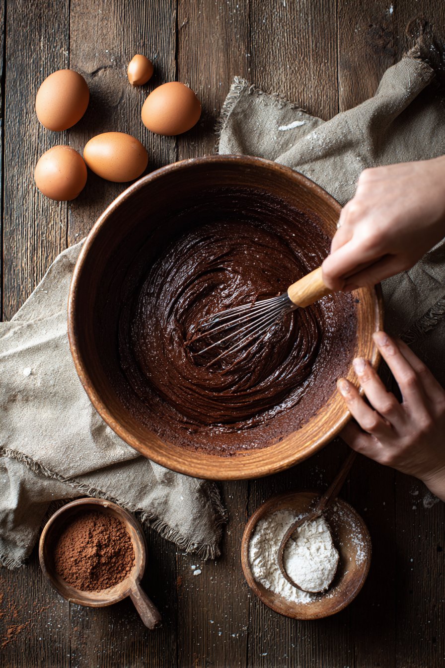 Sugar Free Chocolate Cake instructions process