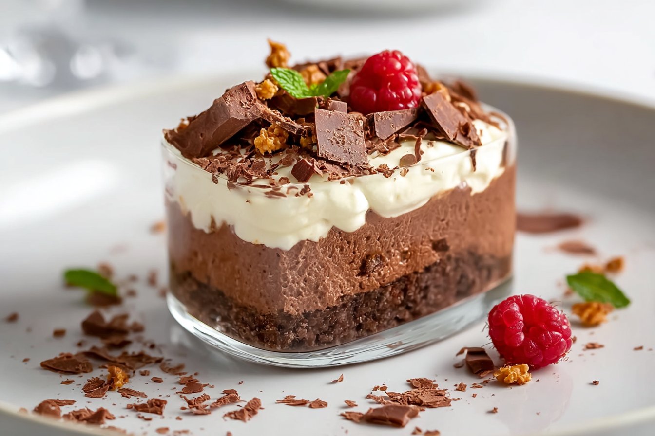 Zuckerfreie Desserts serving