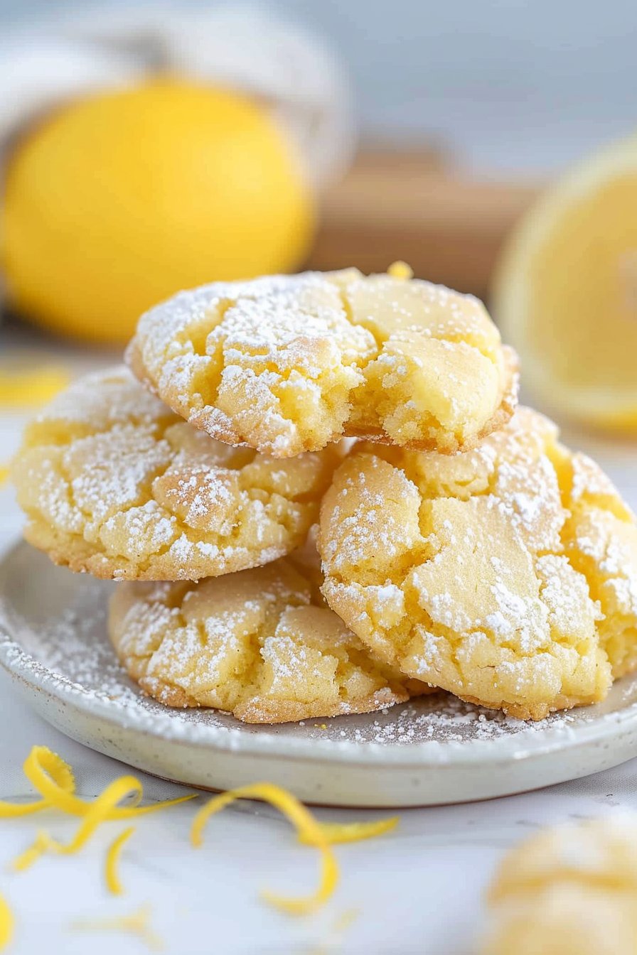 Sugar Free Lemon Cookie serving