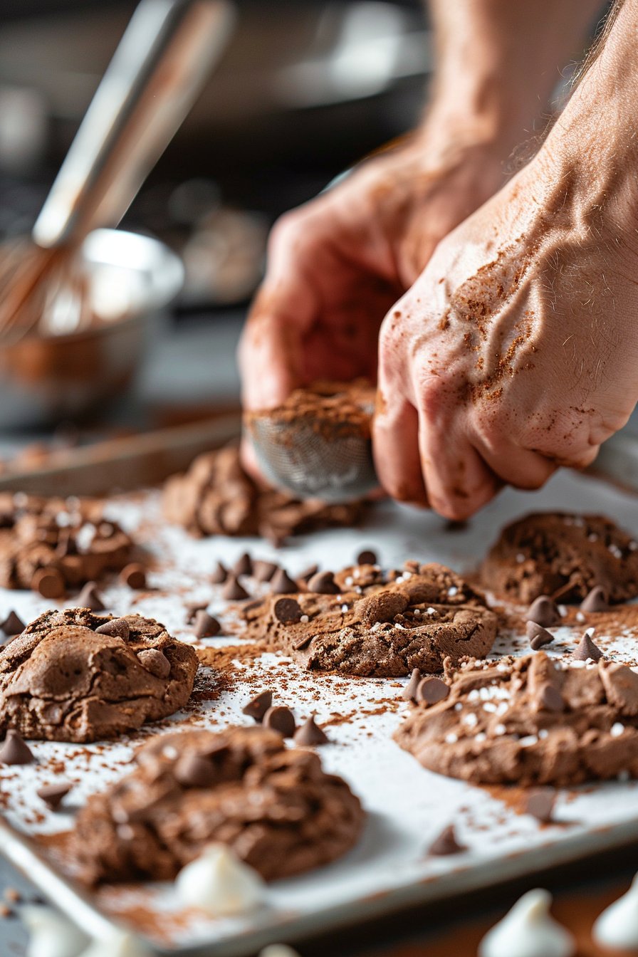 Sugar-Free Chocolate Cookies instructions process