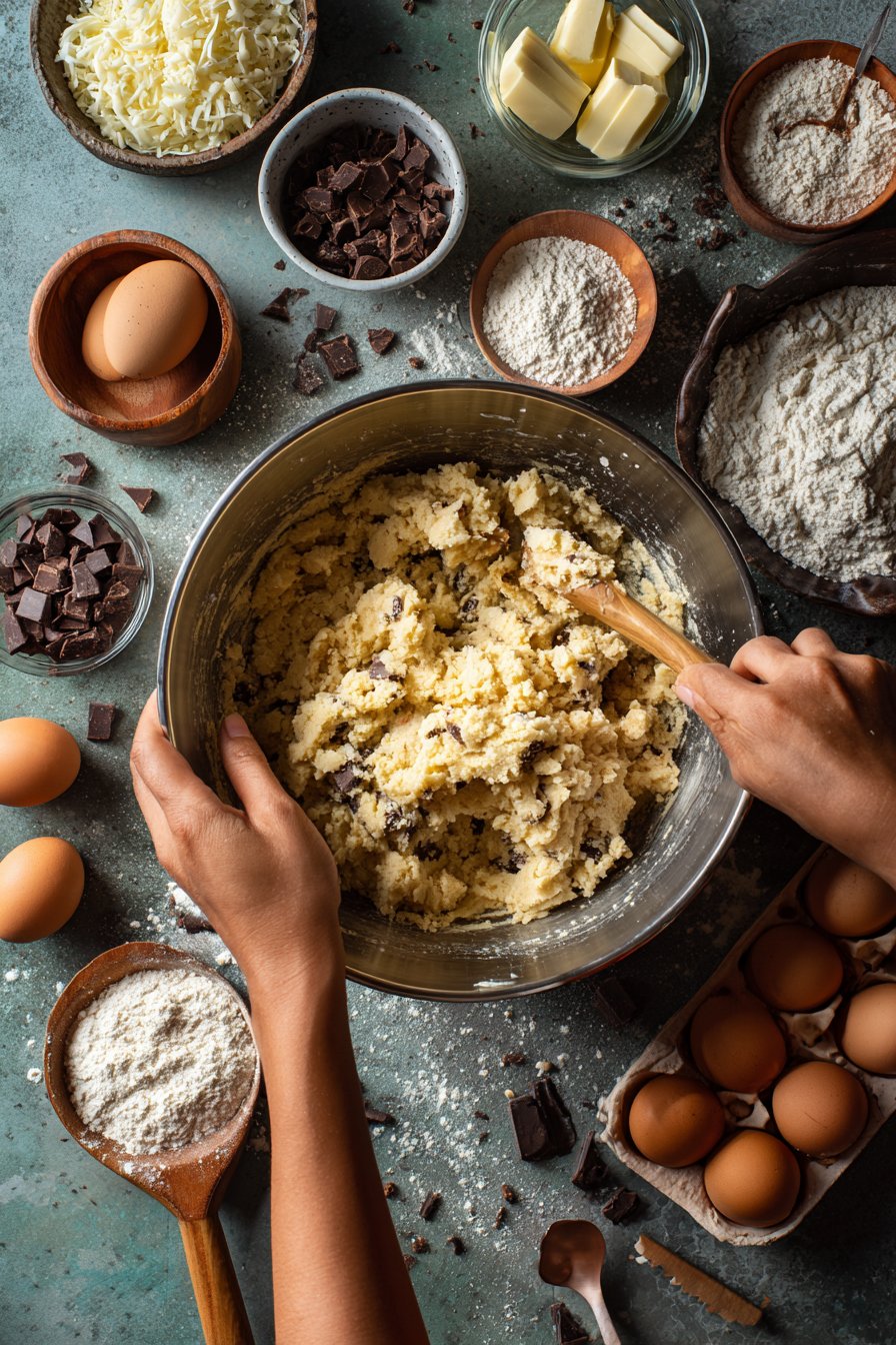 Edible Sugar Free Cookie Dough instructions process