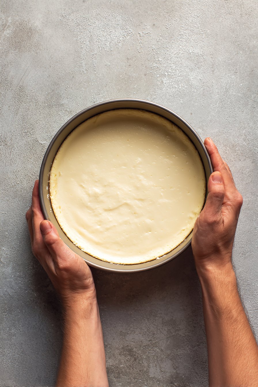 Low Carb Cheesecakes with Raspberry Sauce instructions process