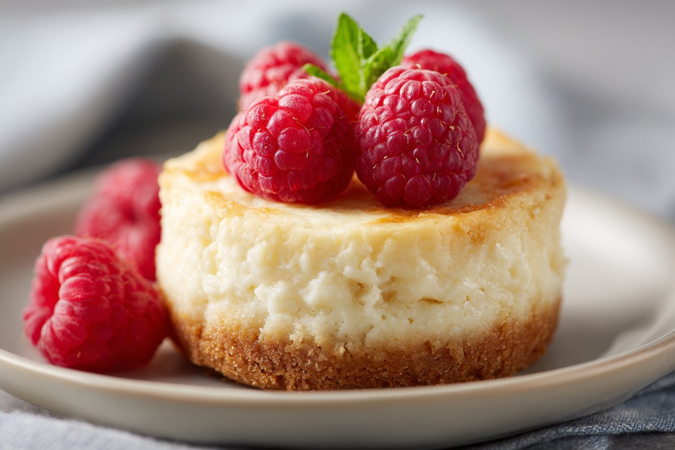 Sugar Free Mini Cheesecake recipe card