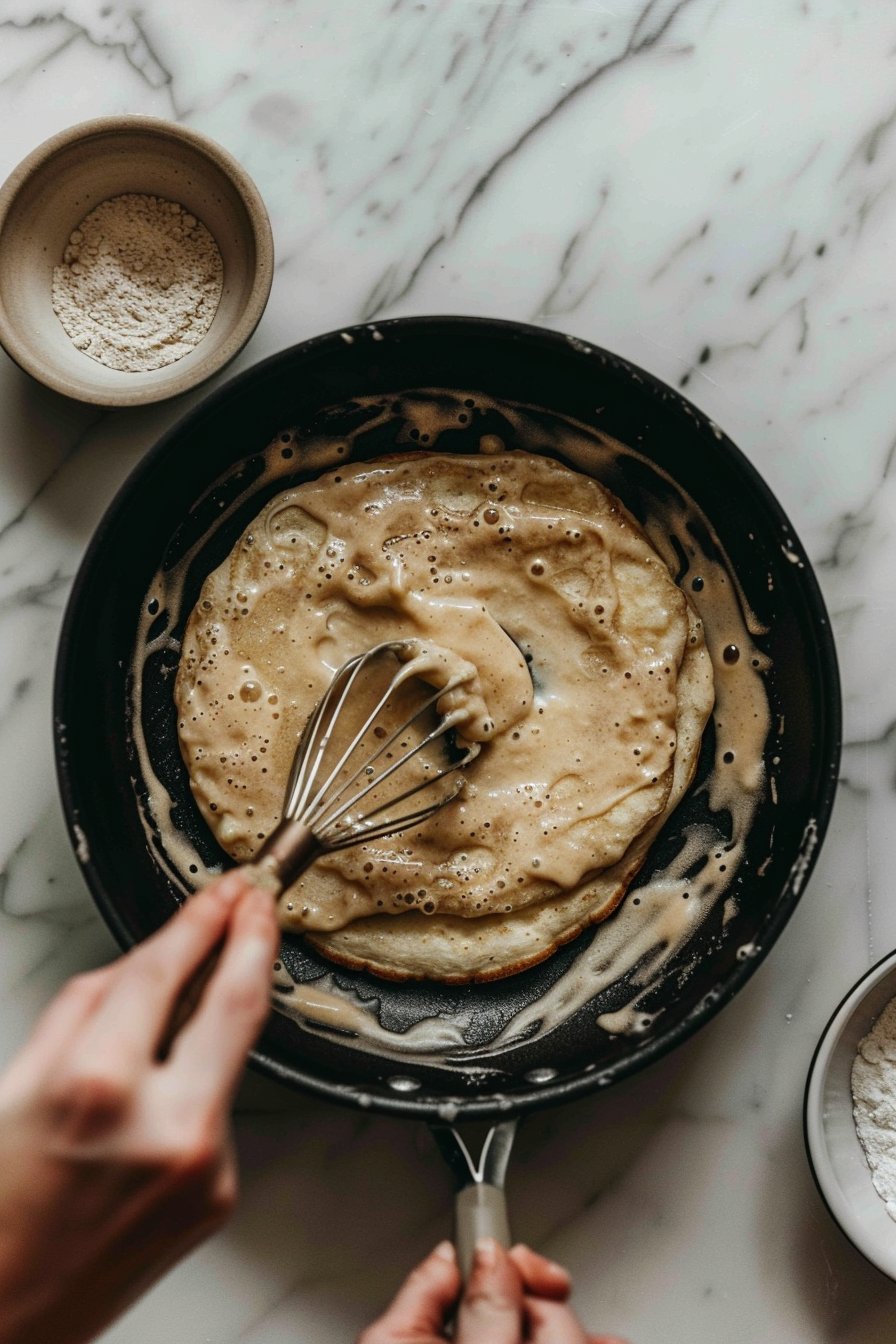 Keto Pancakes instructions process