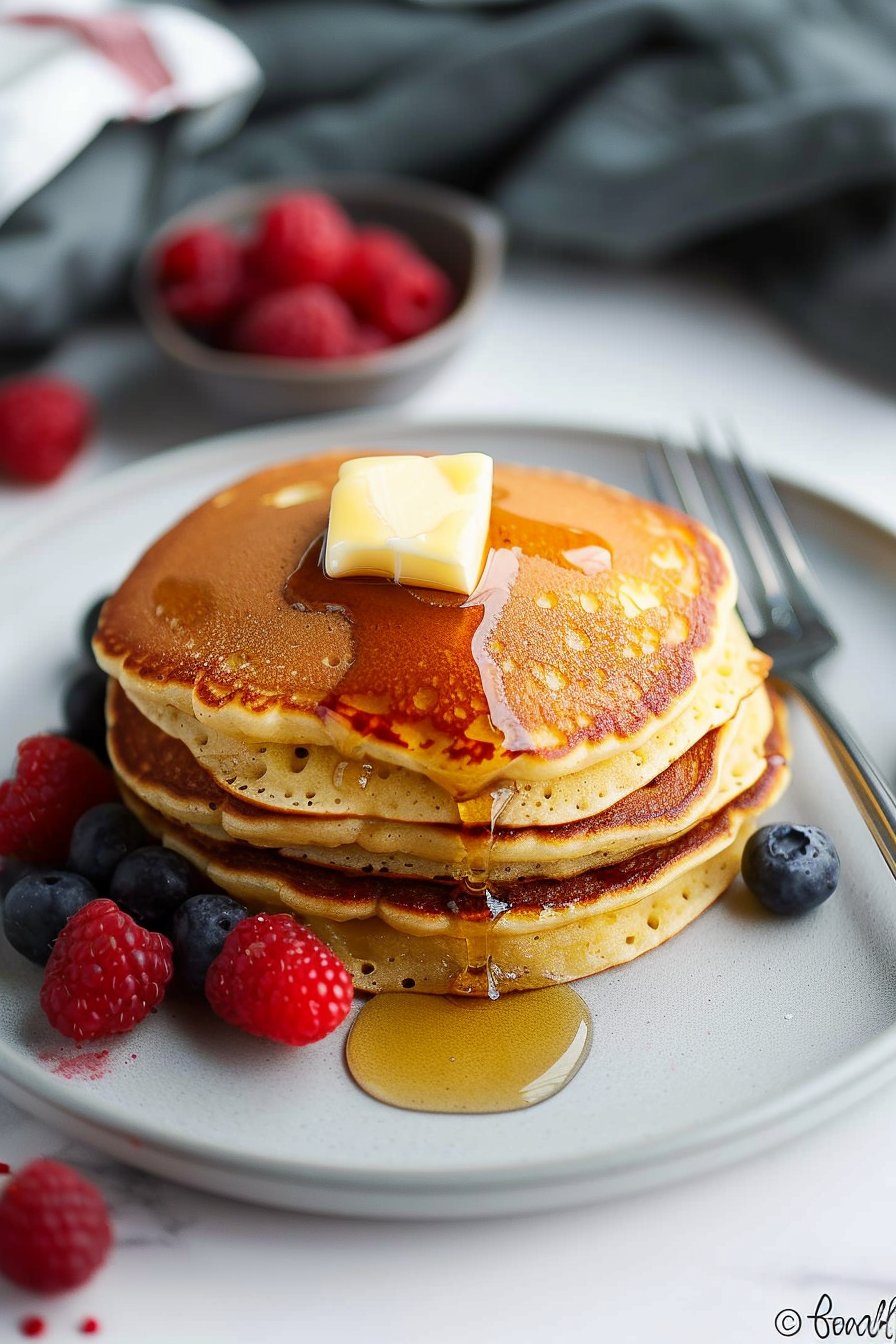 Keto Pancakes serving