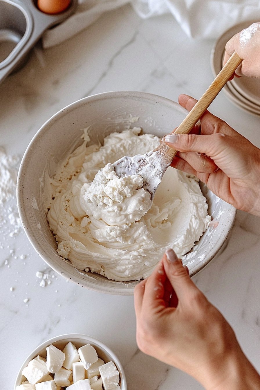 Strawberry Protein Muffins : Low-Carb, High-Protein, Bariatric-Friendly process image