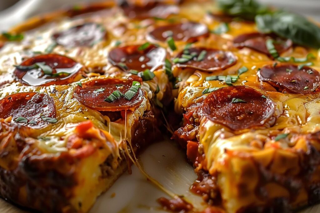 53g Protein Crustless Pizza Pie featured image