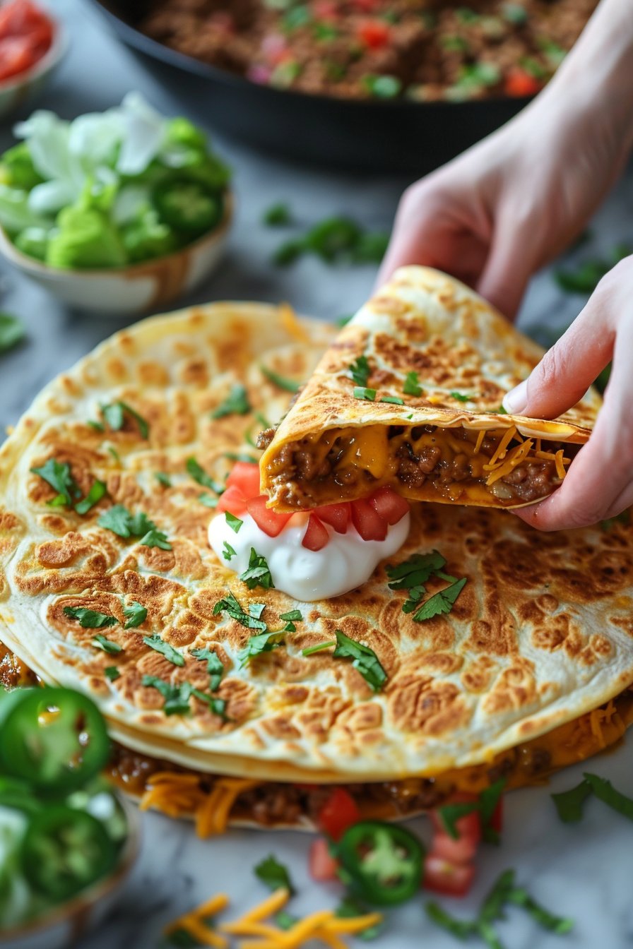 Delicious Keto Crunchwraps Recipe for Guilt-Free Indulgence process image