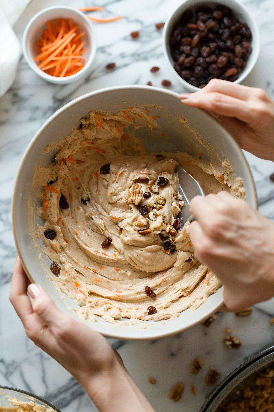 Classic Moist & Healthy Morning Glory Muffins instructions process