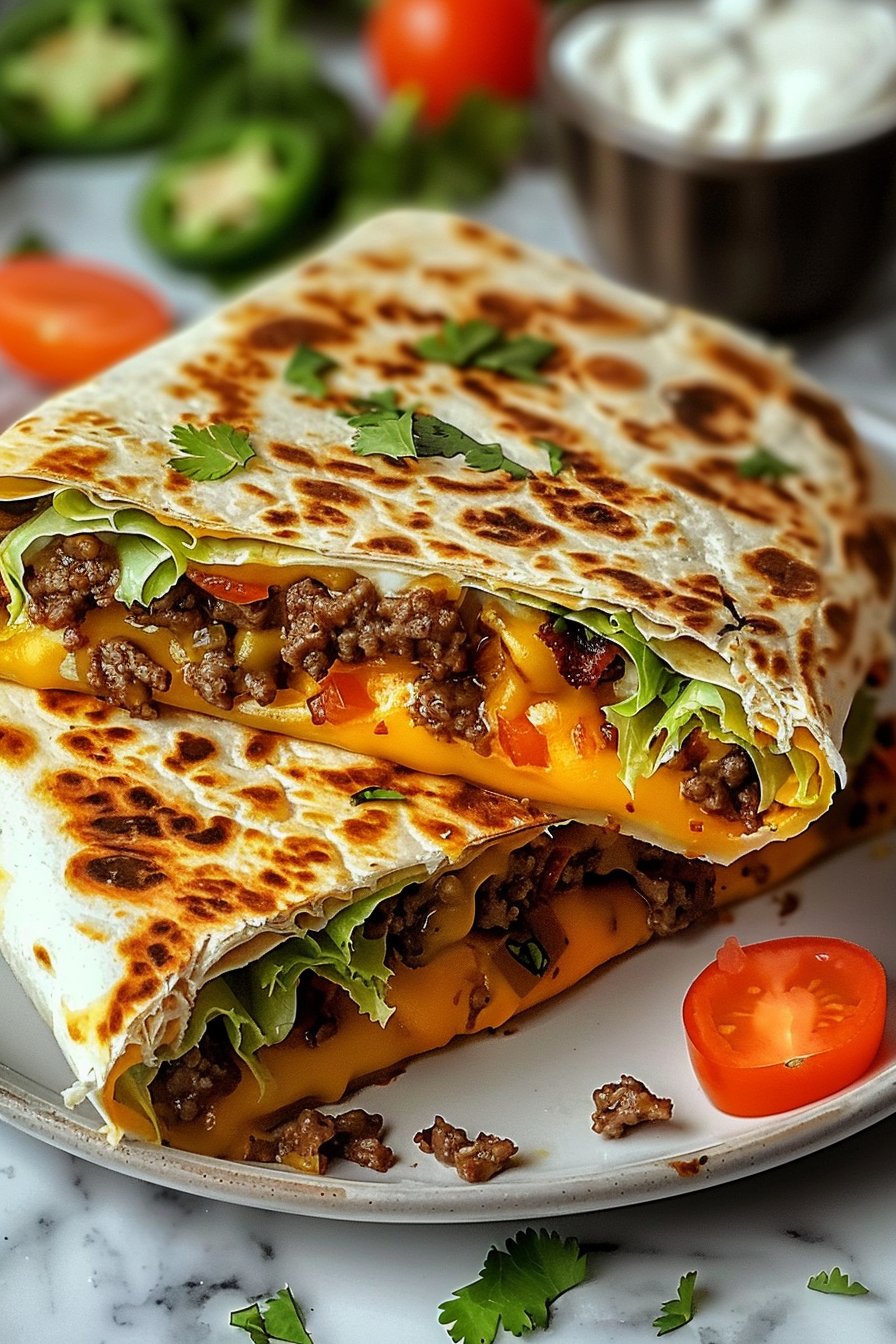 Delicious Keto Crunchwraps Recipe for Guilt-Free Indulgence serving image