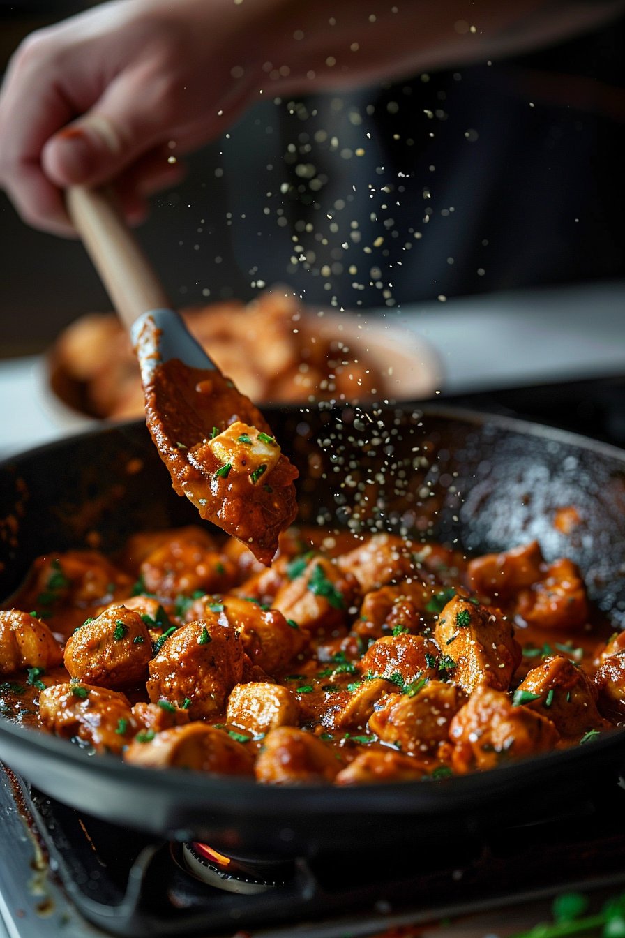 5-Ingredient Keto Butter Chicken process image