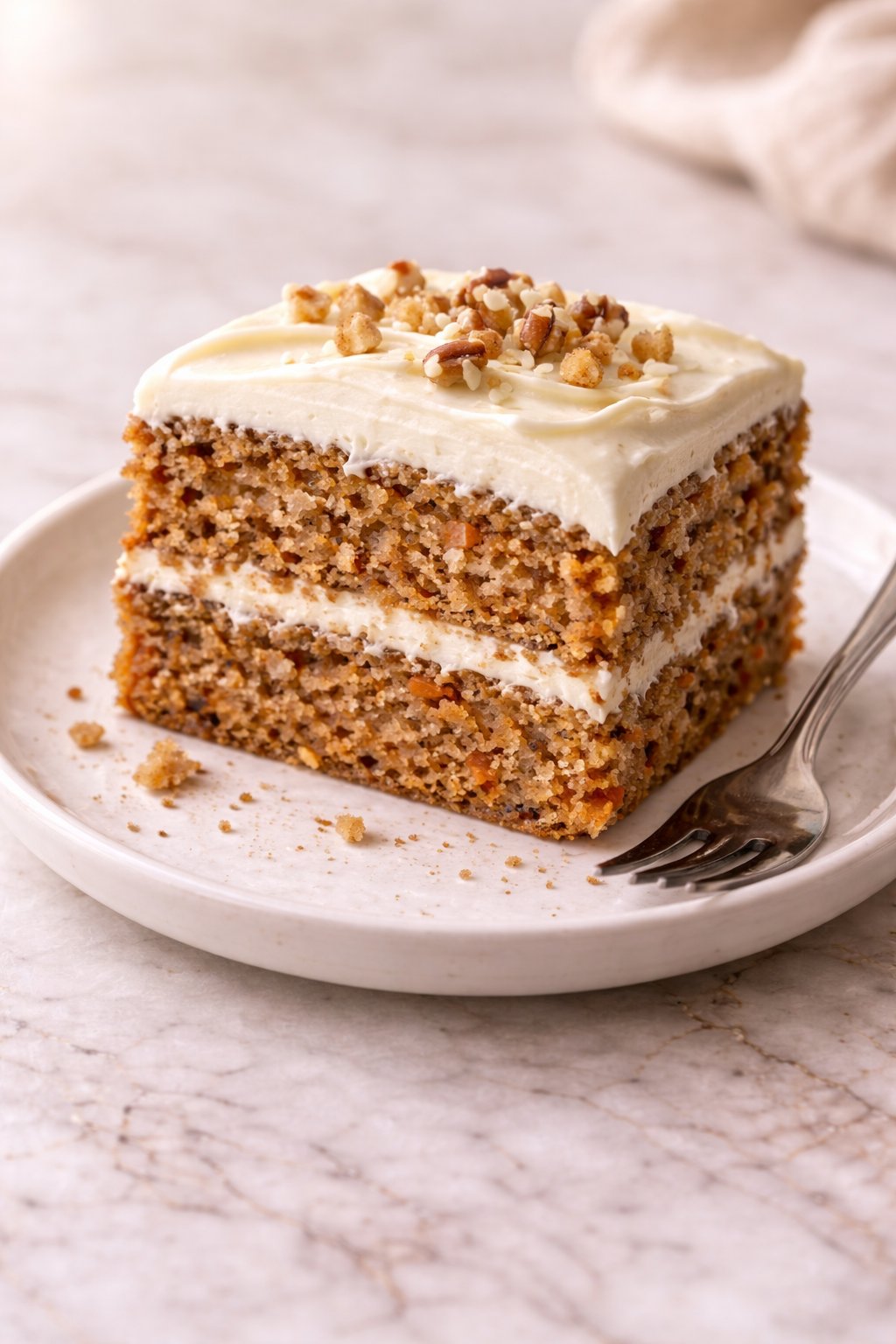 Sugar Free Carrot Cake serving image