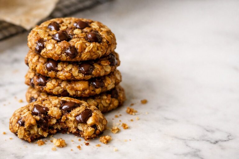Best Sugar Free Oatmeal Cookies With Peanut Butter (5 Ingredients!) featured image