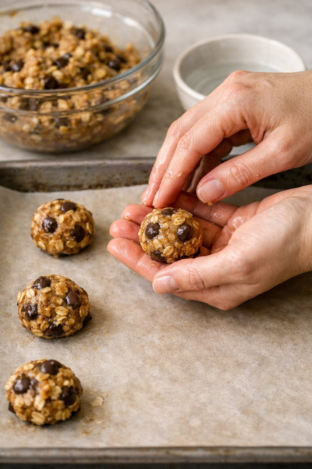Best Sugar Free Oatmeal Cookies With Peanut Butter (5 Ingredients!) process image