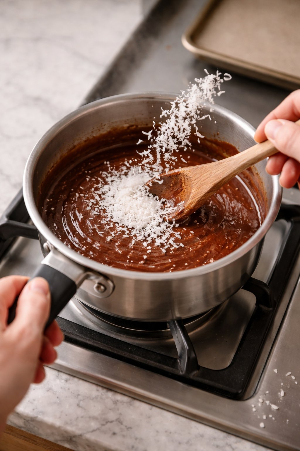 Paleo, Keto, & Sugar Free No Bake Cookies process image