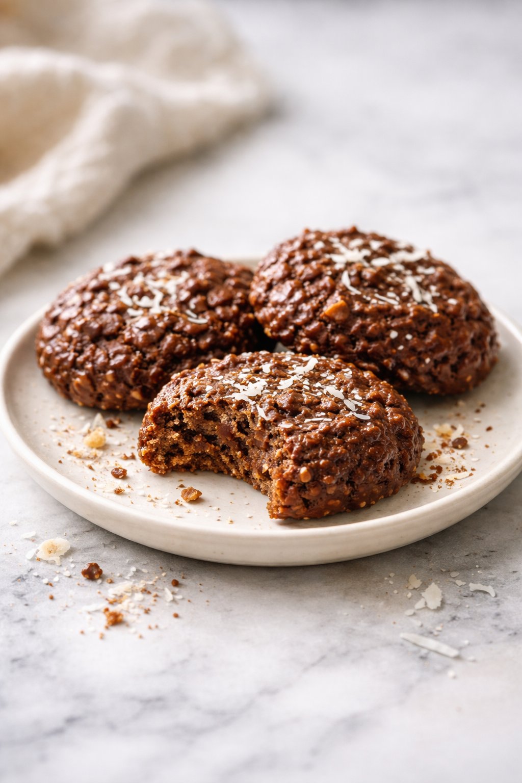Paleo, Keto, & Sugar Free No Bake Cookies serving image