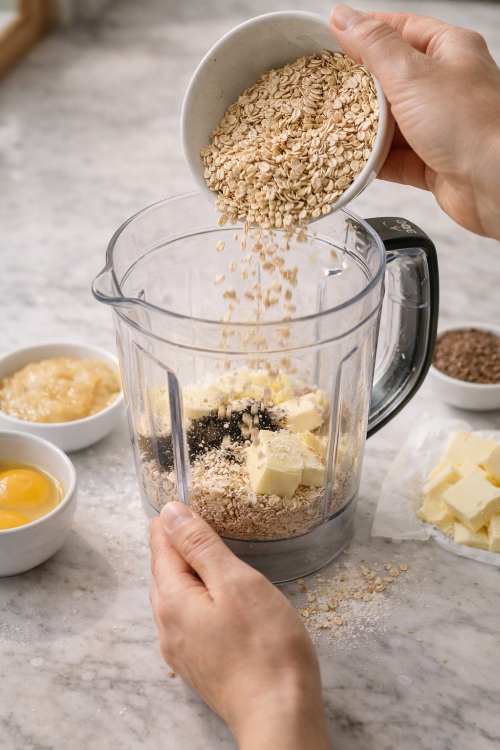 Healthy Smash Cake Recipe - No Added Sugar Gluten Free First Birthday Cake process image