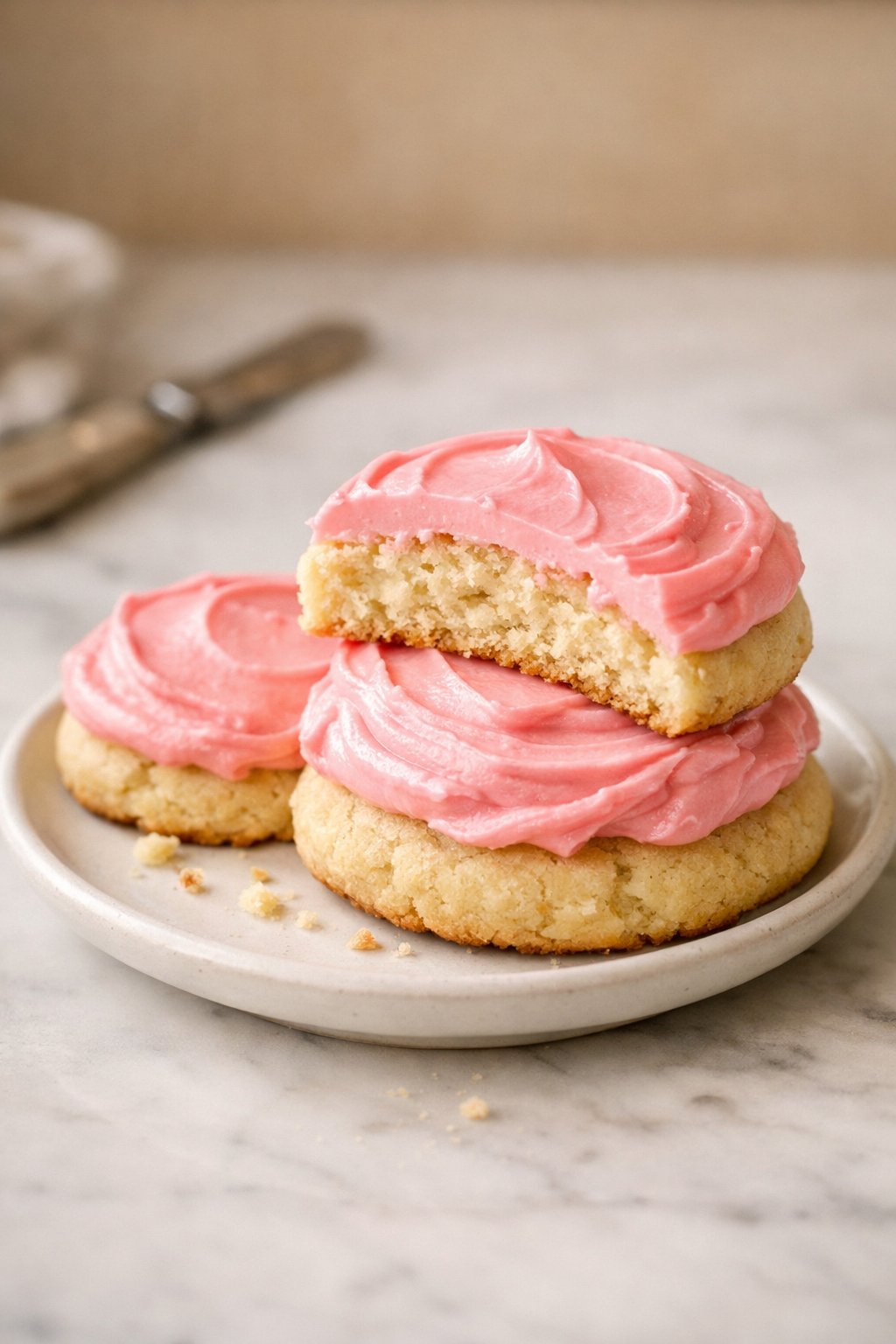 Keto Copycat Lofthouse Cookies serving image