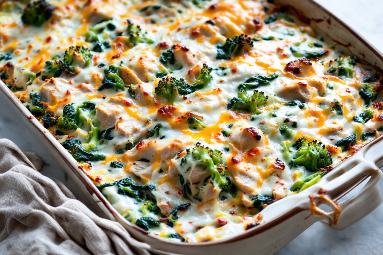 Easy Low Carb Chicken Casserole featured image
