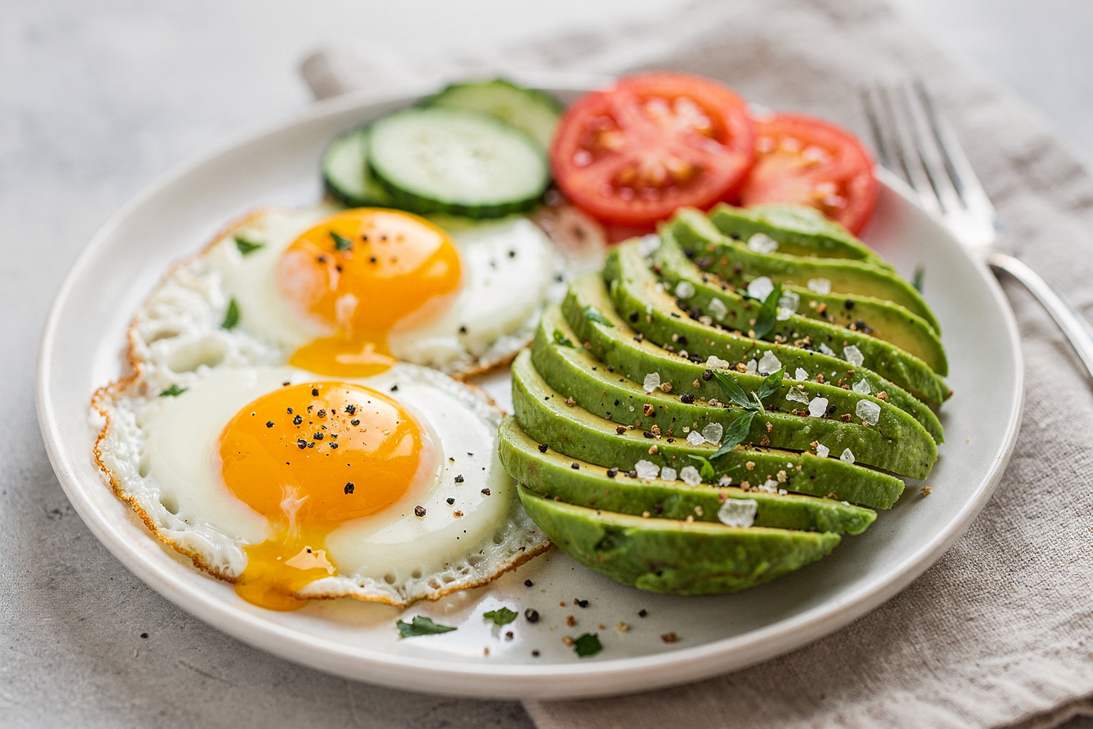 Gestational Diabetes Breakfast Idea with Avocado and Eggs featured image