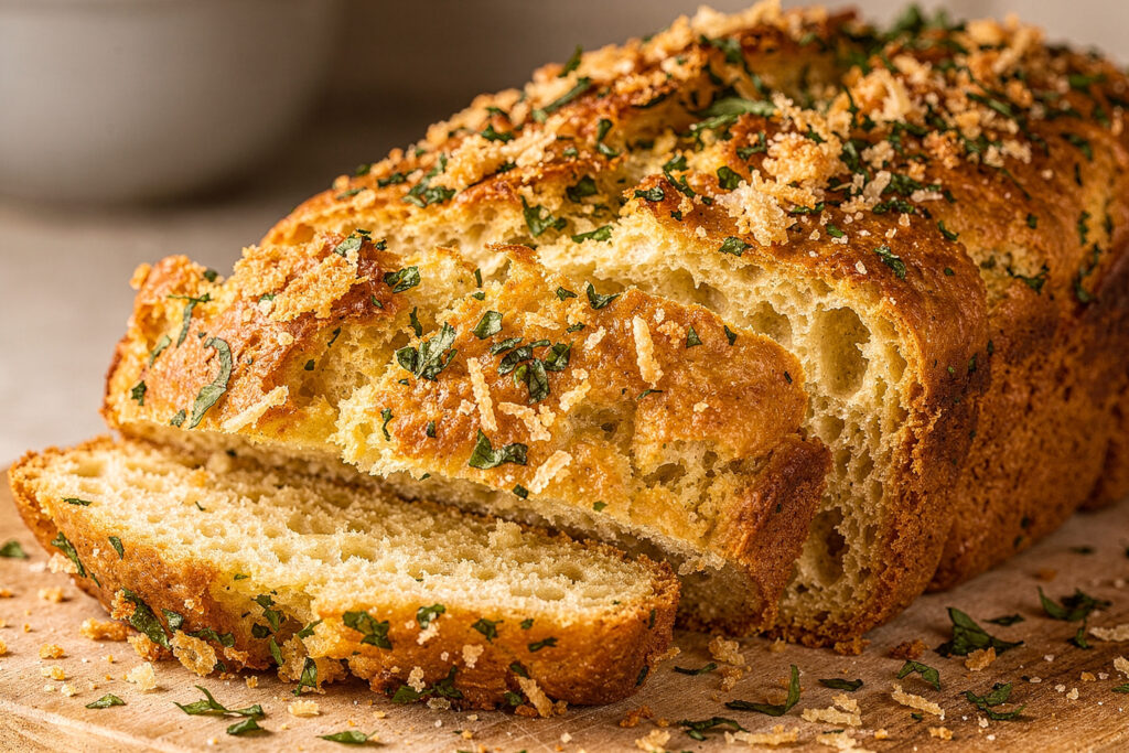 Moist Parmesan Herb Keto Bread That's Bursting with Flavor featured image