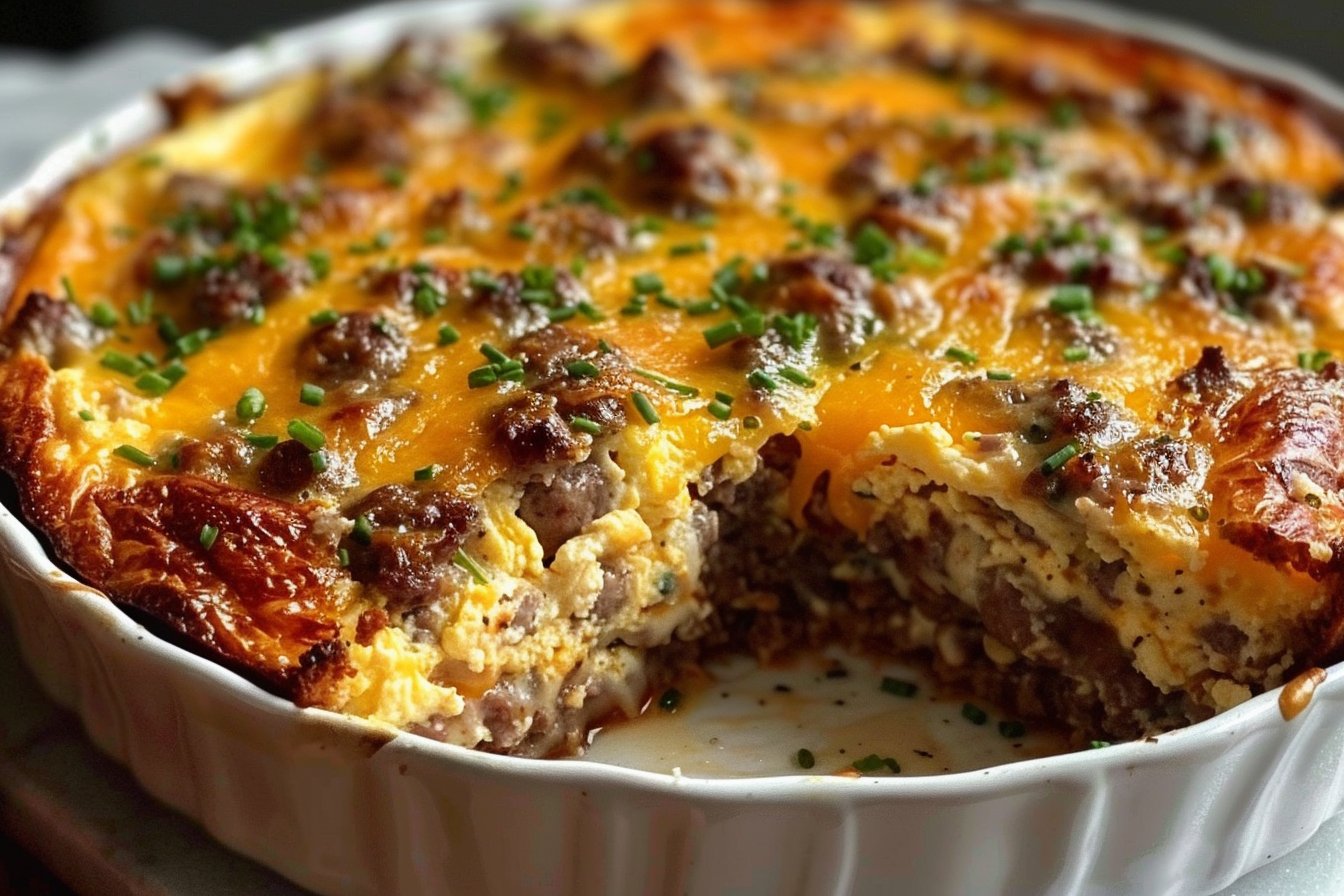 Keto Beef Sausage Egg Bake: 5 Reasons You'll Love This Dish recipe card