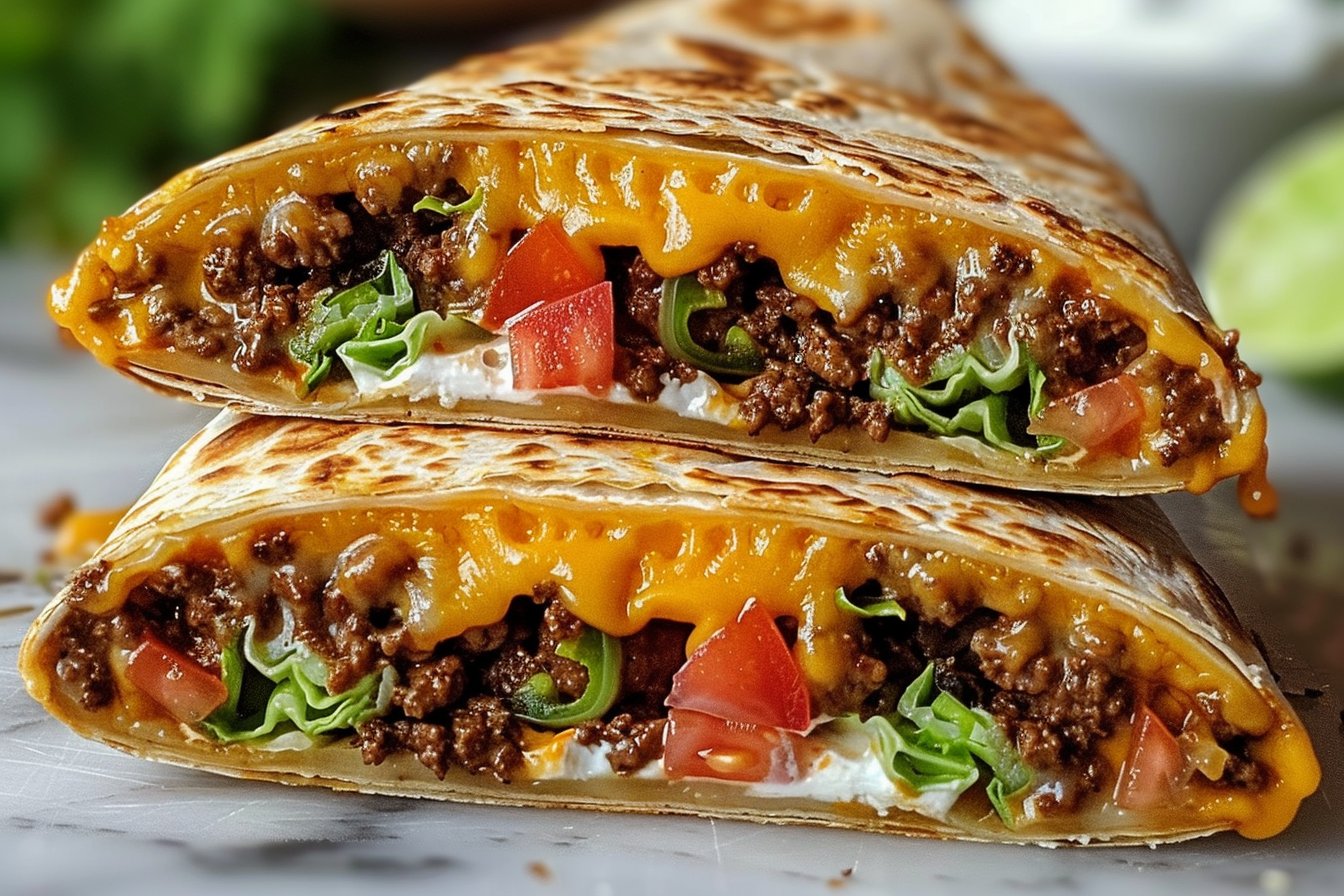 Delicious Keto Crunchwraps Recipe for Guilt-Free Indulgence recipe card