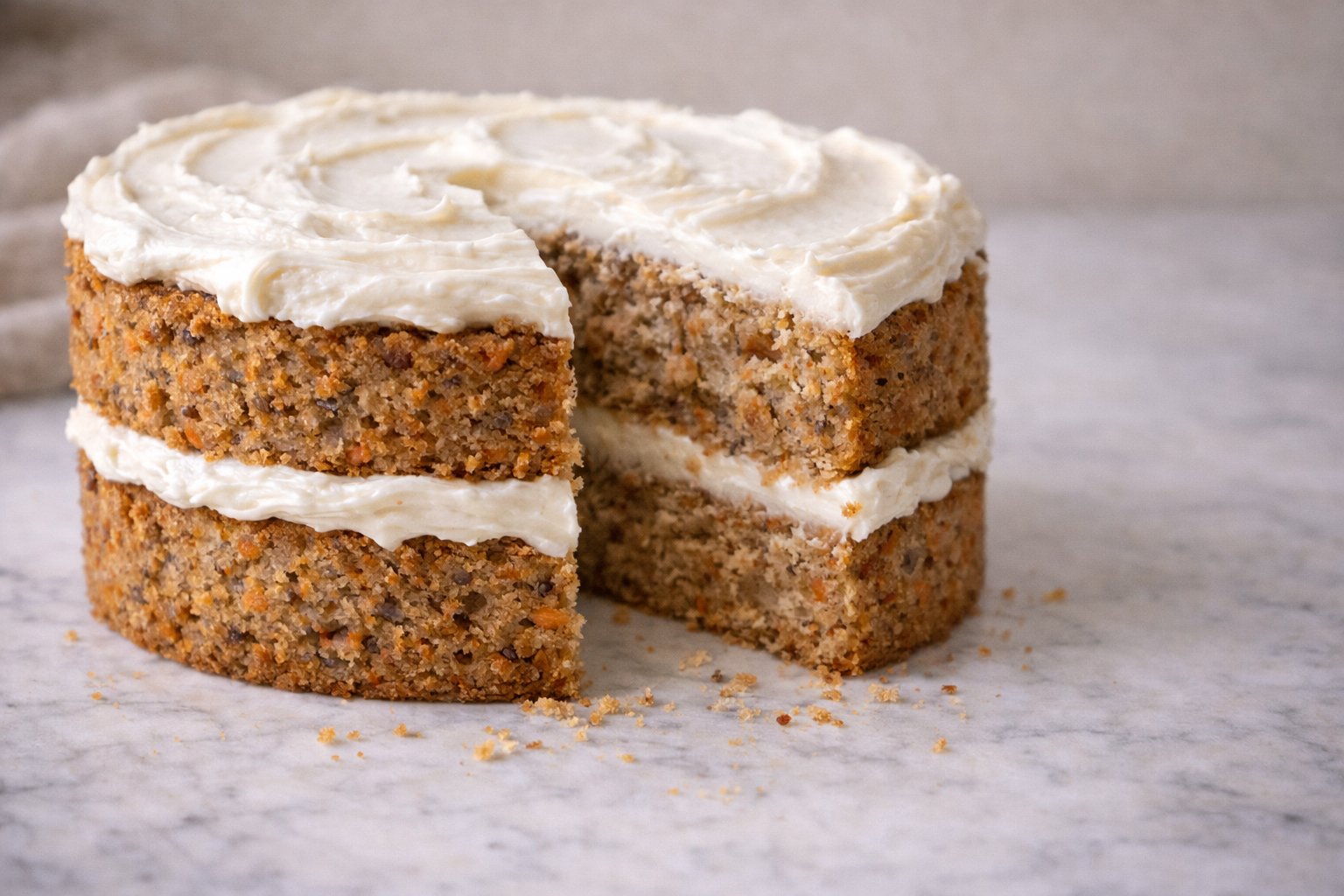 Gluten Free Carrot Cake recipe card