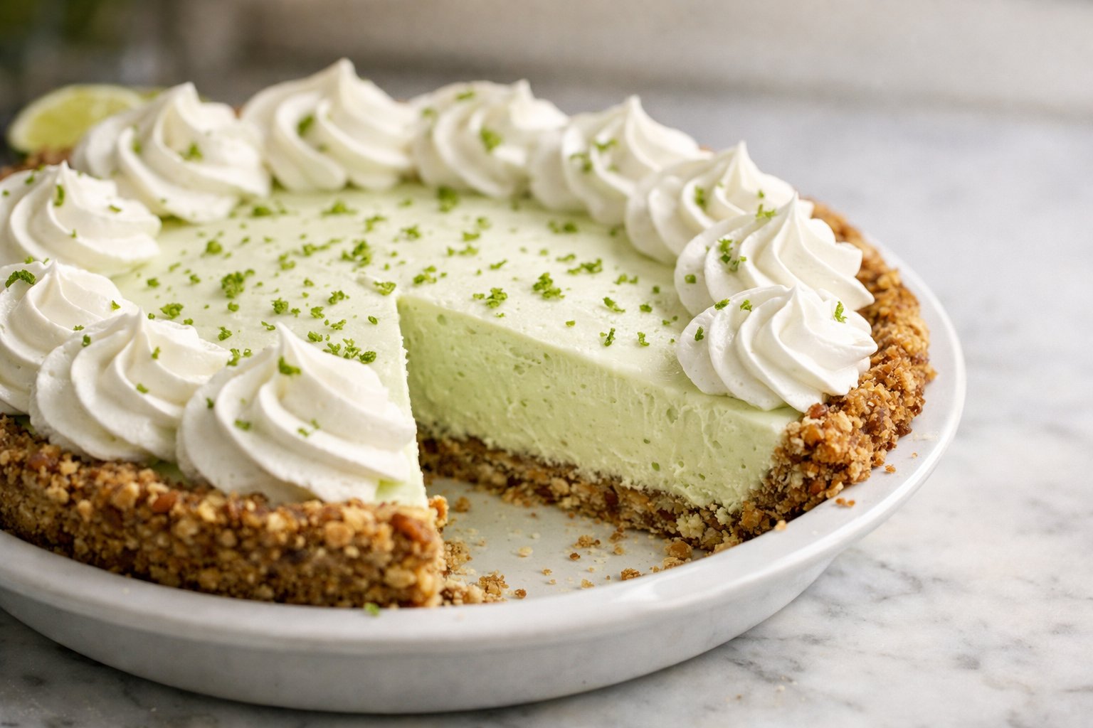 Sugar Free Key Lime Jello Pie recipe card