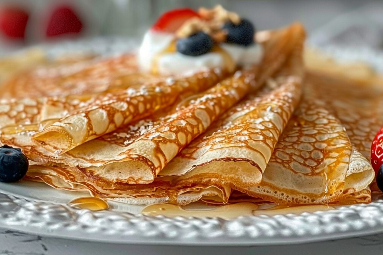 oatmeal crepes recipe card