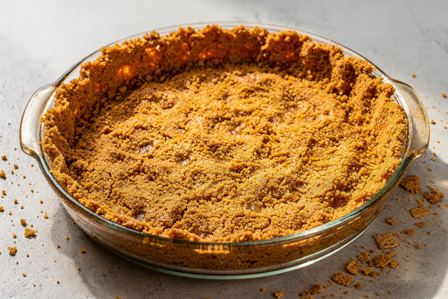 Sugar Free Graham Cracker Crust featured image