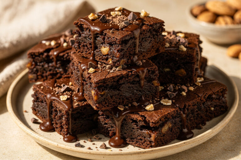 The Best Healthy Brownie No Flour Refined Sugar Butter Or Eggs Video featured image