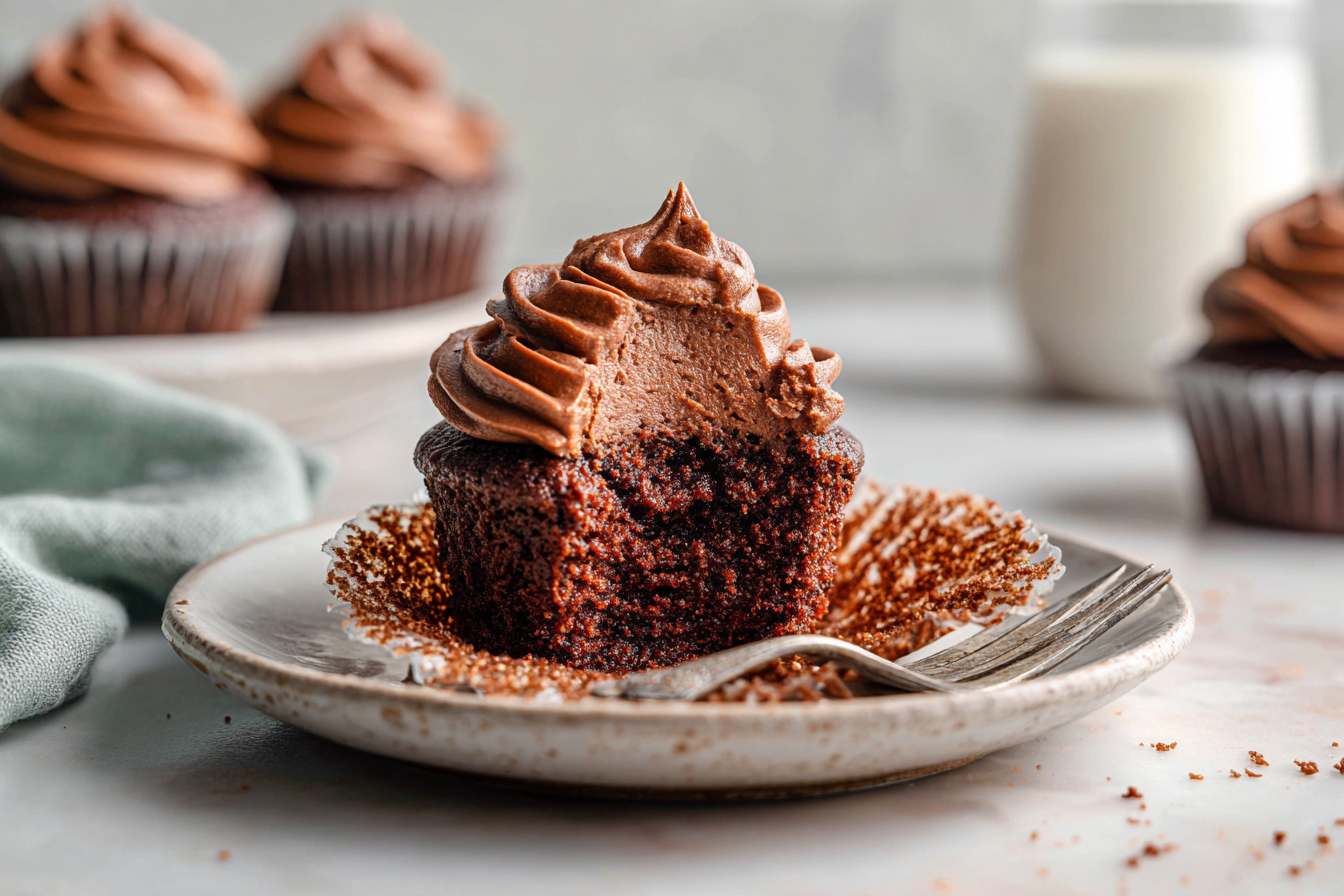 Almond Flour Cupcakes serving image