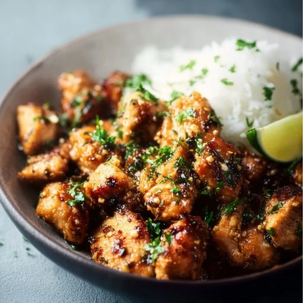 15-Minute Garlic Butter Chicken Bites