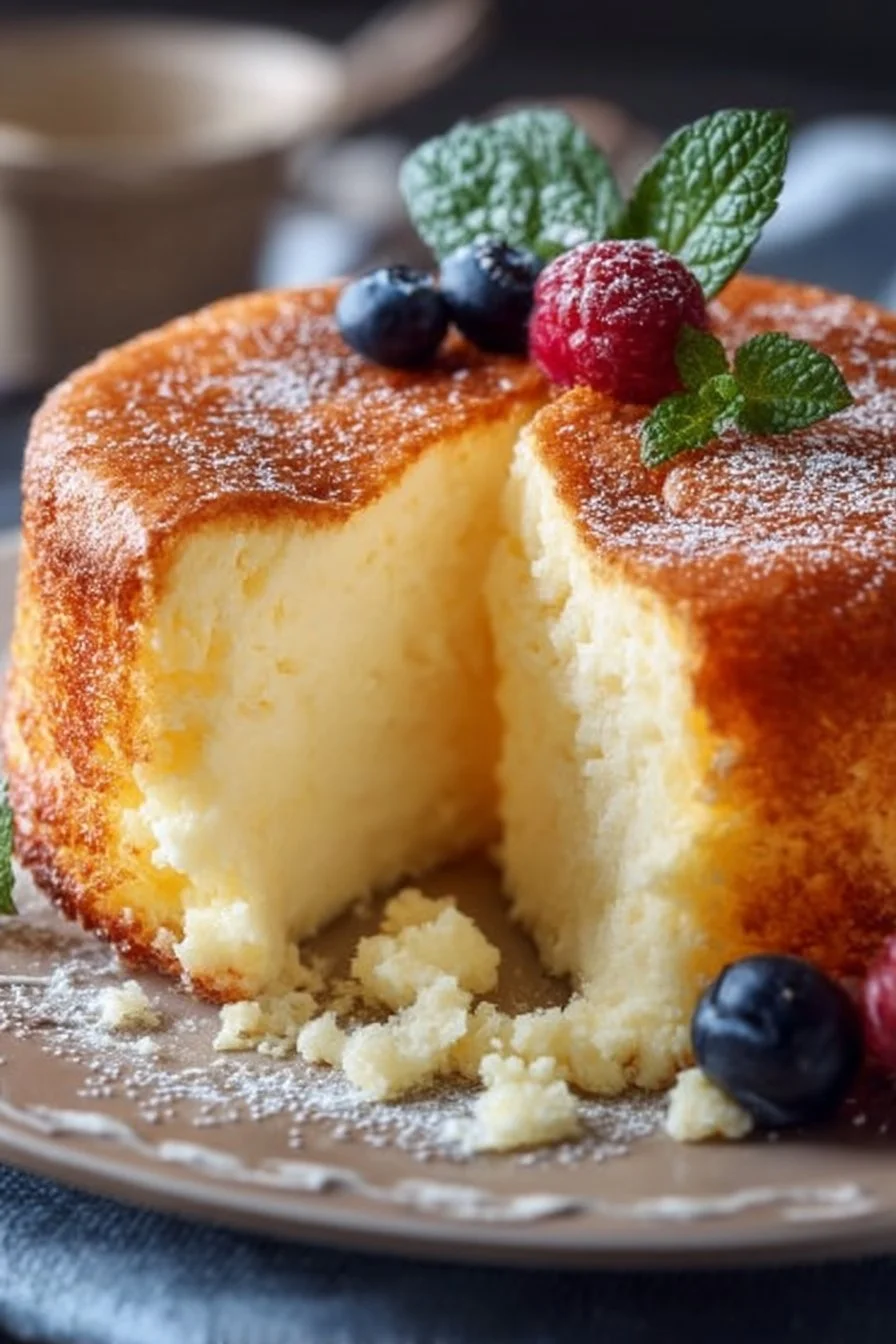 3 Ingredient Creamy Yogurt Cake (No Flour, Butter or Oil)