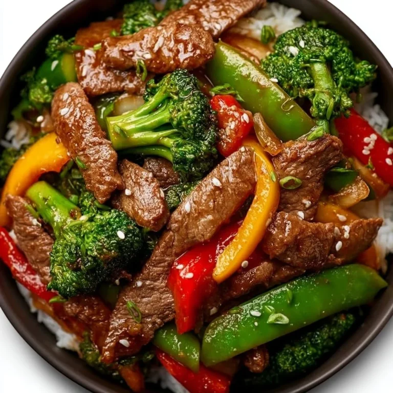 Delicious beef stir fry with colorful vegetables ready in 30 minutes