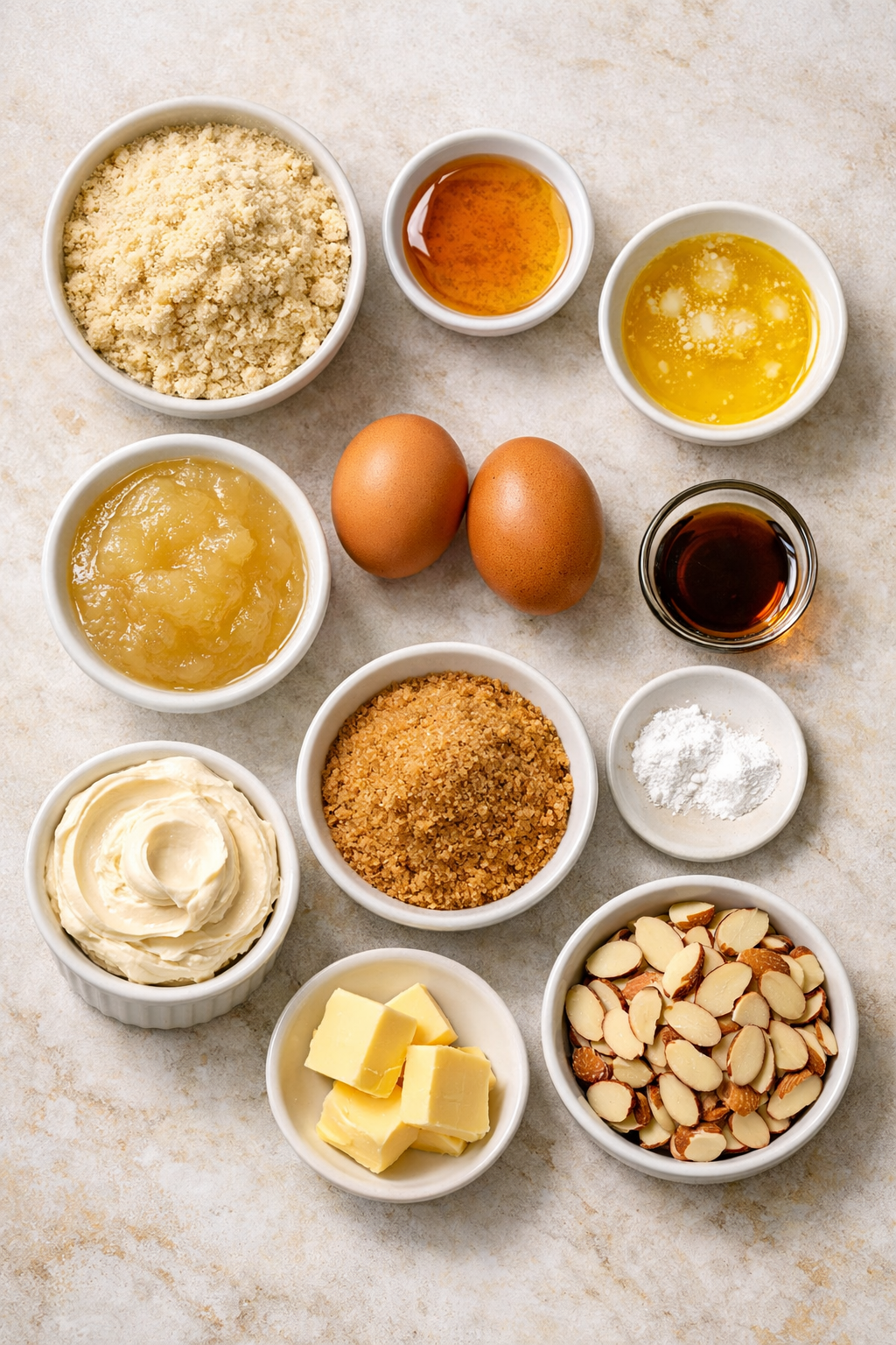 Almond Flour Cupcakes ingredients image