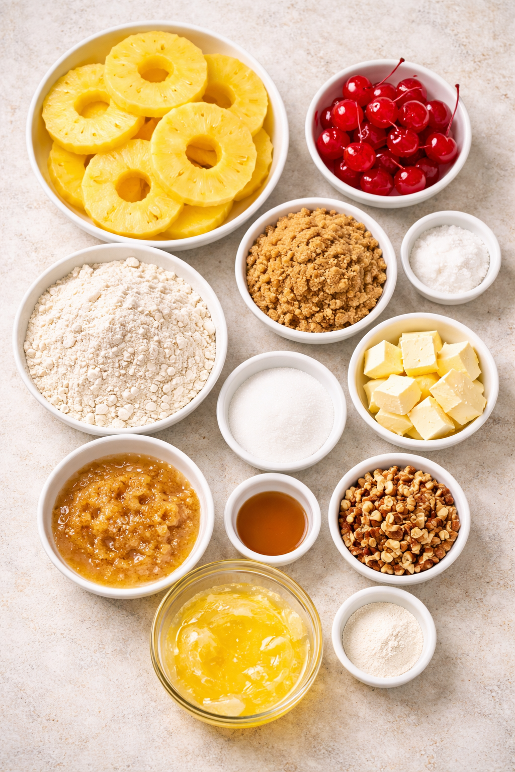 Pineapple Upside Down Sugar Cookies That Delight Every Bite ingredients image