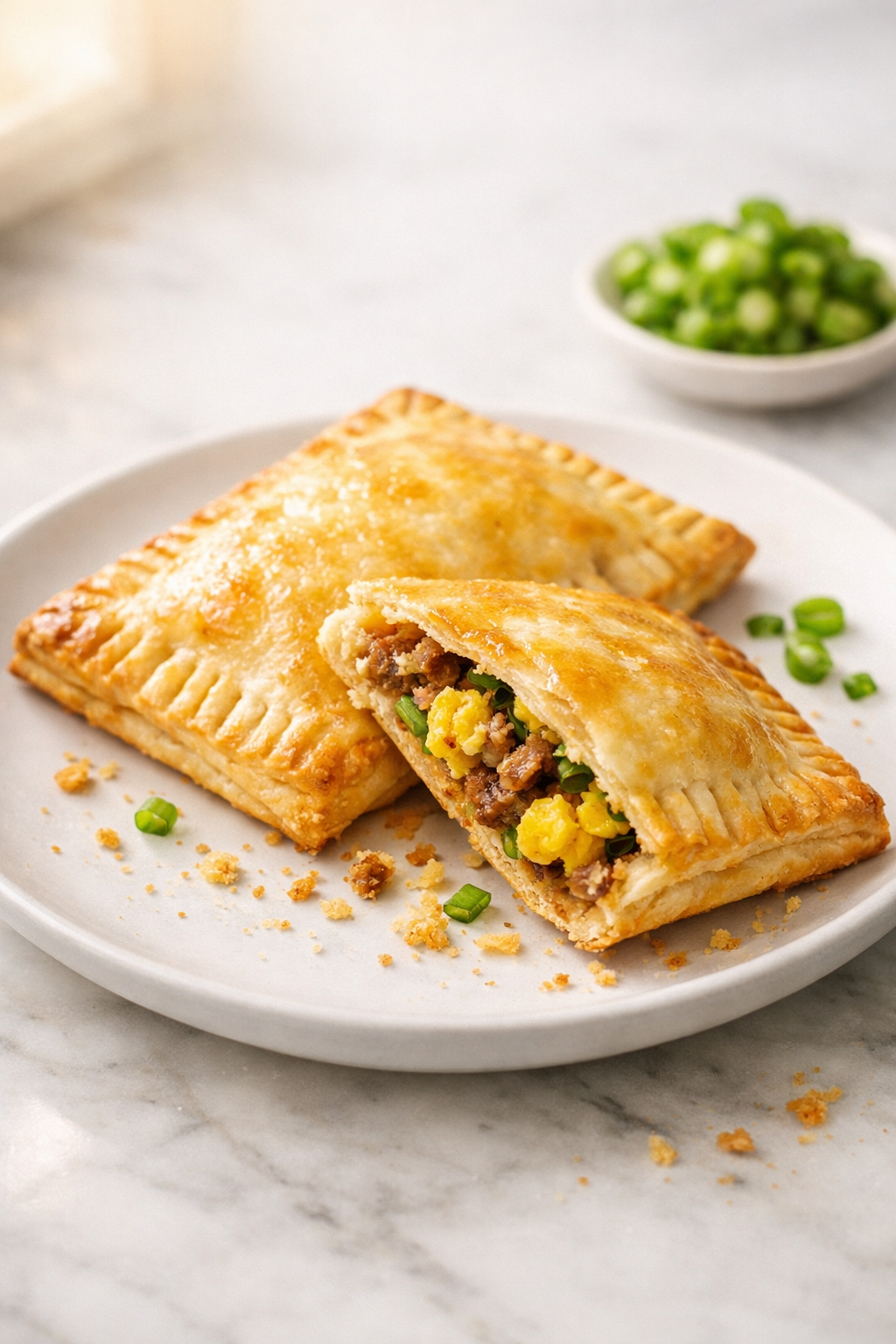 Savory Breakfast Pop-Tarts with Flaky Homemade Pastry serving image