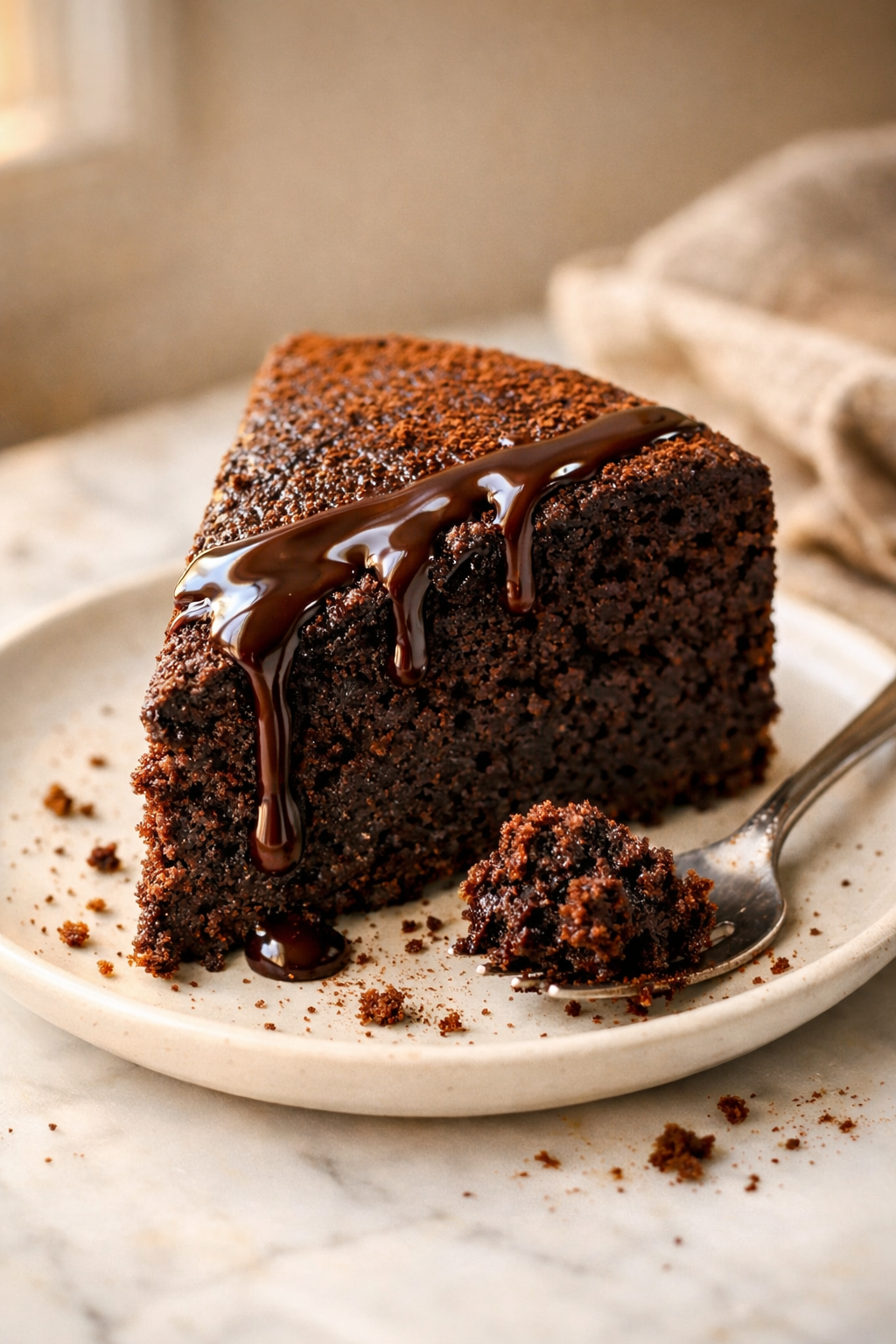 Delicious Diabetic-Friendly Sugar-Free Chocolate Cake Recipe serving image