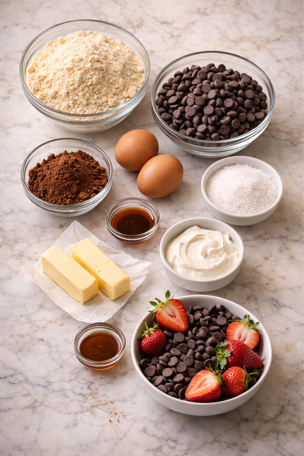 Delicious Diabetic-Friendly Sugar-Free Chocolate Cake Recipe ingredients image