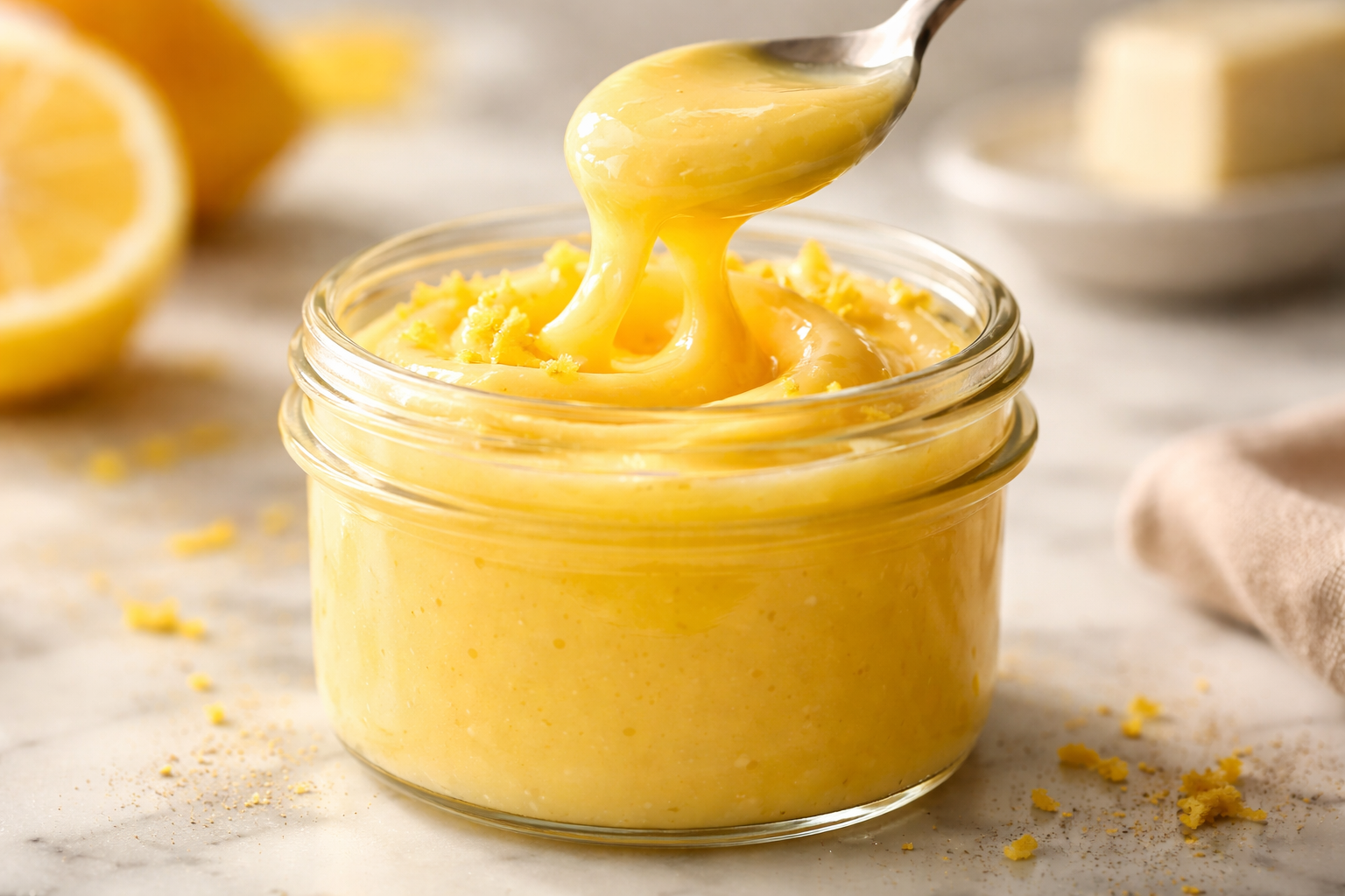 Sugar-free Lemon Curd Easy Homemade Recipe Without Sugar featured image